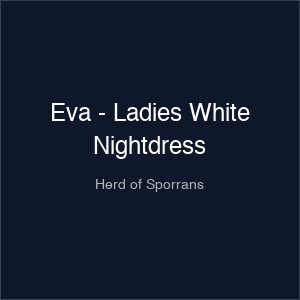 Eva Ladies White Nightdress