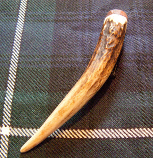 Stag Antler Kilt Pin